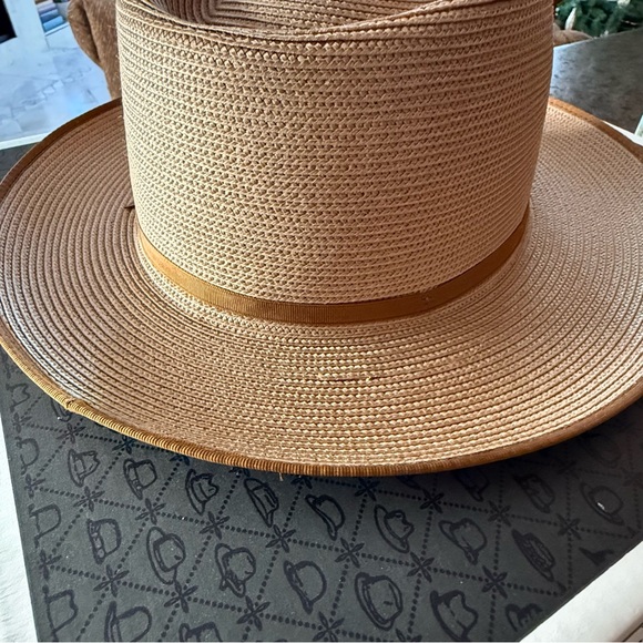 Stetson Stratoliner Milan Fedora, Cognac, Size 7 3/8 (59) - Picture 8 of 11